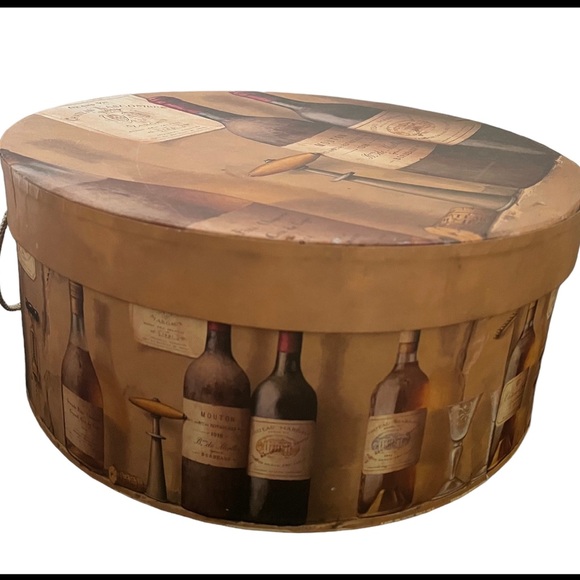 Vintage 2001 14” Diameter x 6” High Hat Box - Picture 4 of 11